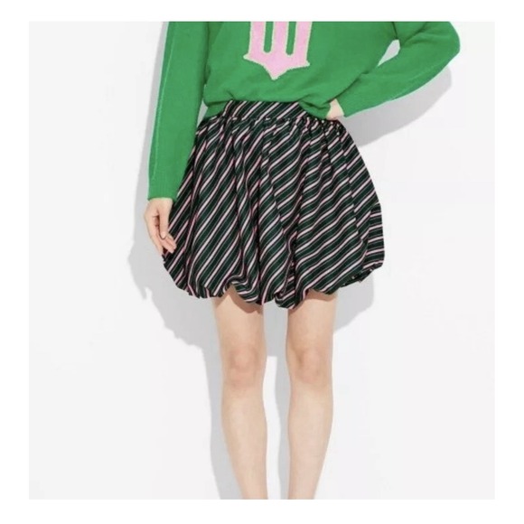 Adult Wicked Movie Striped Bubble‎ Mini Skirt -Target Exclusive Size Medium - Picture 1 of 8